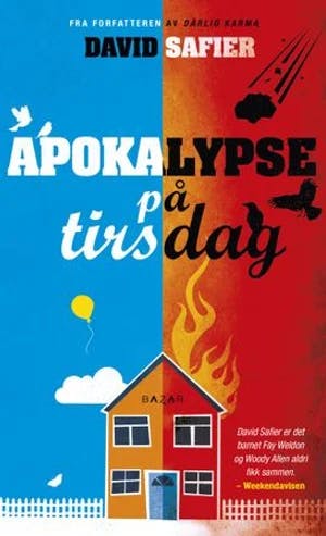 Omslag: "Apokalypse på tirsdag" av David Safier