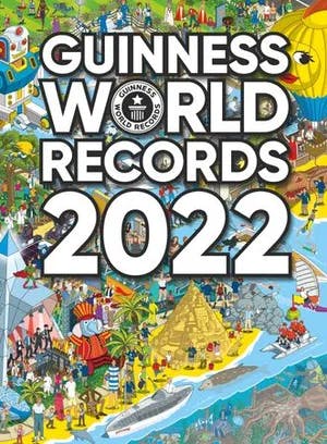 Omslag: "Guinness world records 2022" av Ben Hollingum