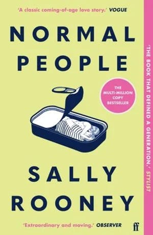 Omslag: "Normal people" av Sally Rooney