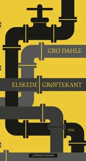 Omslag: "Elskede grøftekant : kommunedikt" av Gro Dahle