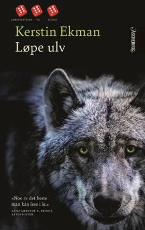 Omslag: "Løpe ulv" av Kerstin Ekman