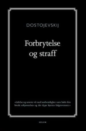 Omslag: "Forbrytelse og straff" av Fjodor Mikhajlovitsj Dostojevskij