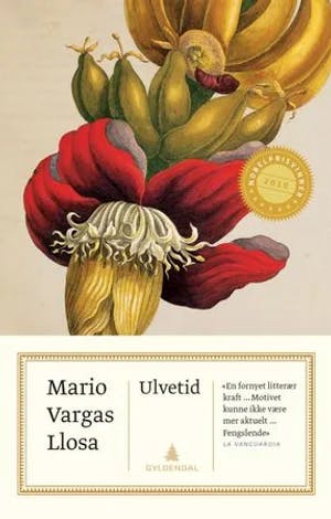 Omslag: "Ulvetid" av Mario Vargas Llosa