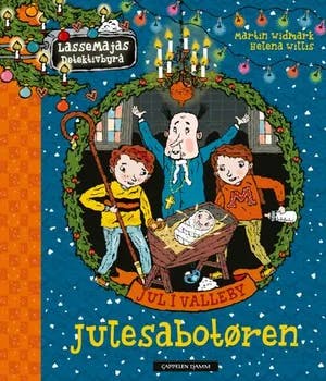 Omslag: "Jul i Valleby : julesabotøren" av Martin Widmark