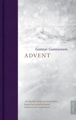 Omslag: "Advent" av Gunnar Gunnarsson